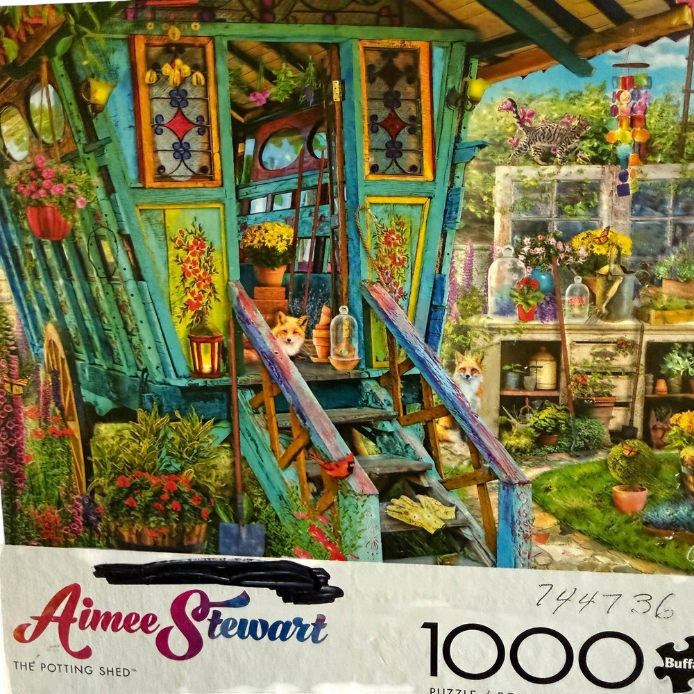 Buffalo Games Aimee Stewart The Potting Shed 1000 Piece Jigsaw Puzzle 91520 - Picture 10 of 10